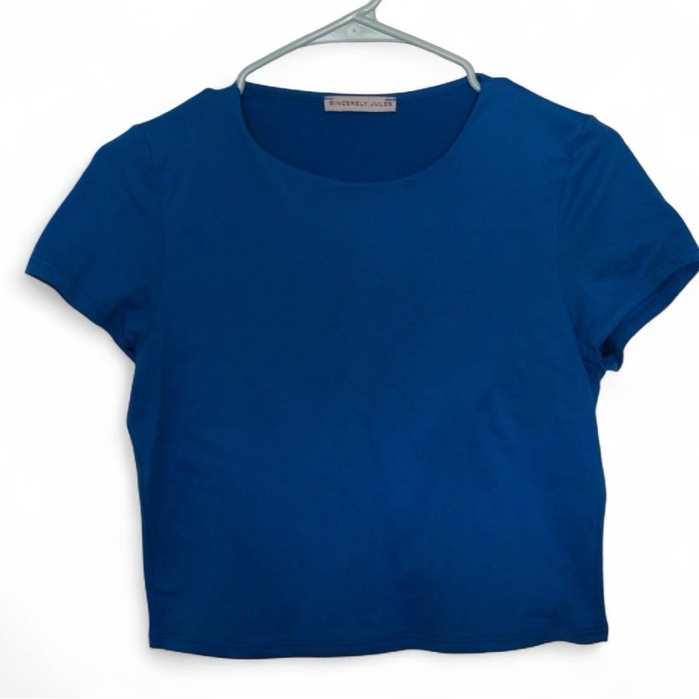 Sincerely Jules Vibrant Blue Short Sleeve Tee